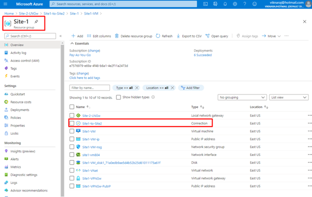 Upgrading the IPsec/IKE policy to the Azure Site-to-Site VPN Connection using the PowerShell Command